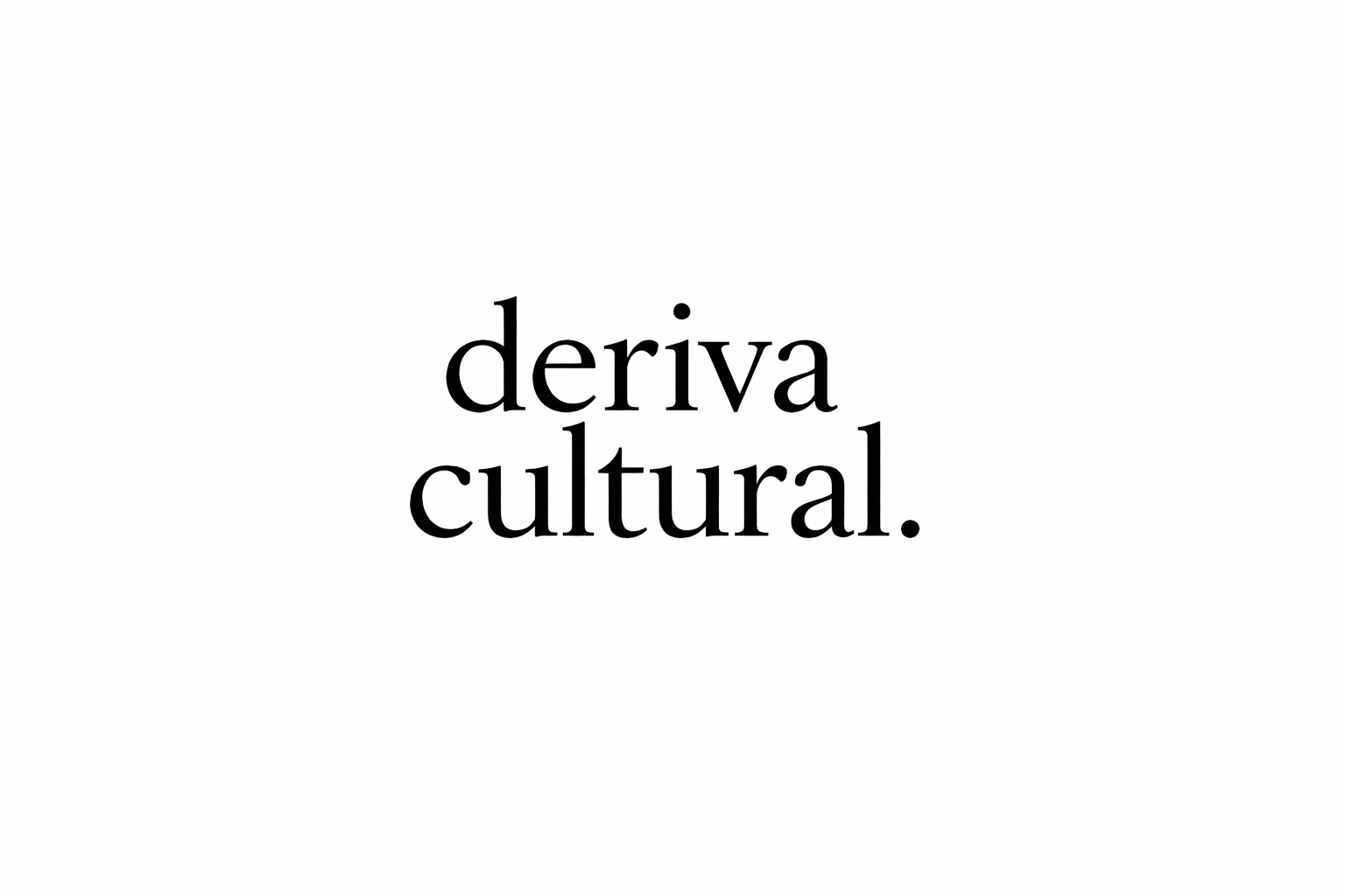 deriva cultural